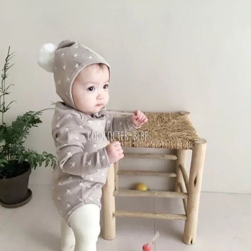 【MABLl】ロンパース&ボンネット MABLl】ロンパース&ボンネット