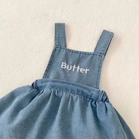 Butter boy×girl デニムサロペット(1043)