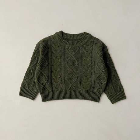 2color つぶつぶケーブルニットセットアップ(3366)