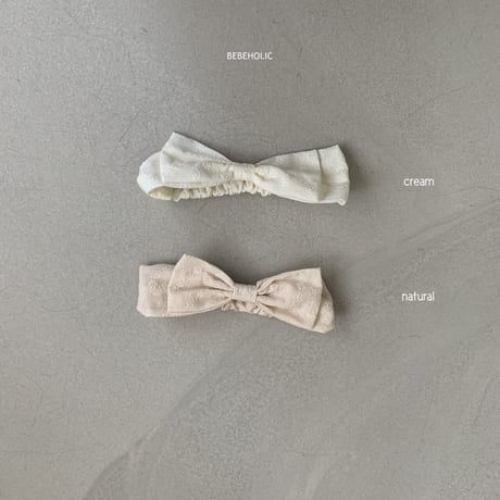即納【bebeholic】lace hair band (be03)