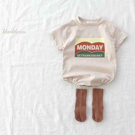 即納あり◆Mondayロンパース(774)
