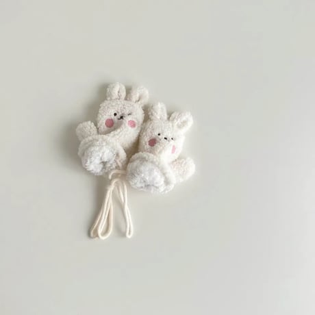 くまうさぎマフラー手袋セット(759)