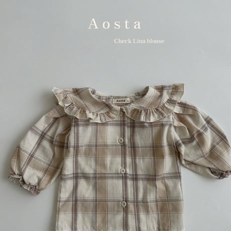即納【Aosta】Lina blouse (a47)