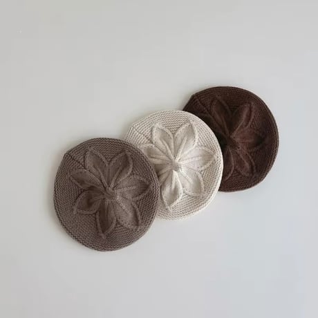 4color 木の葉ベレー帽(749)