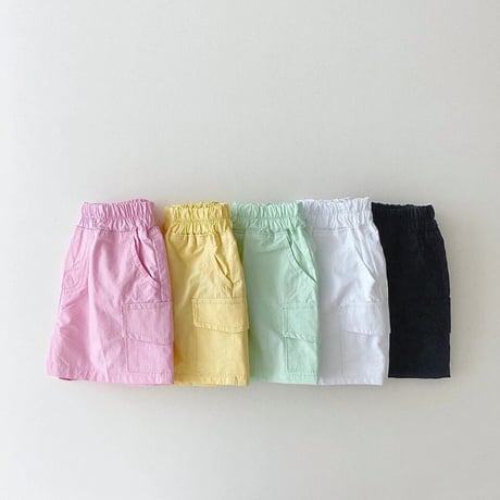 マカロンカラーサマーショートパンツ(316)