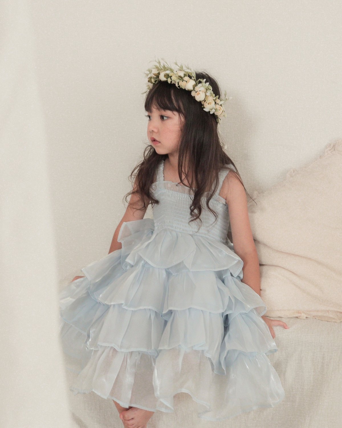 baby&kids くすみカラーの花冠 baby&kids くすみカラーの花冠