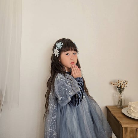 雪の結晶ヘアピン(767)