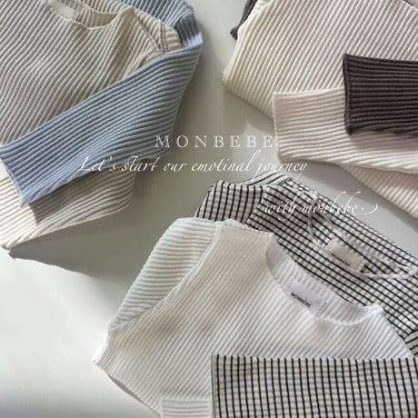 即納【monbebe】2pac gift rompers (mo18)