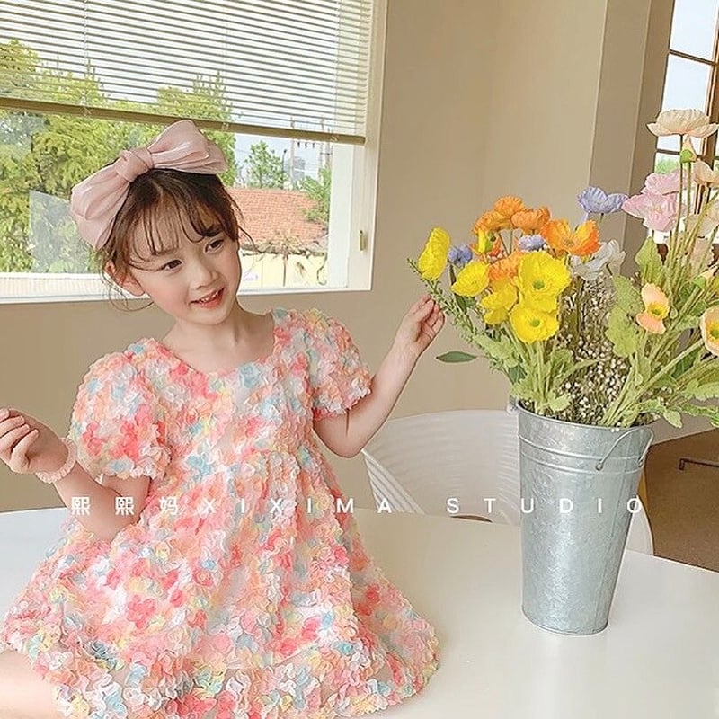 7color シルクビッグリボンカチューシャ(098) | こどもふく moco 7color シルクビッグリボンカチューシャ(098) | こどもふく moco