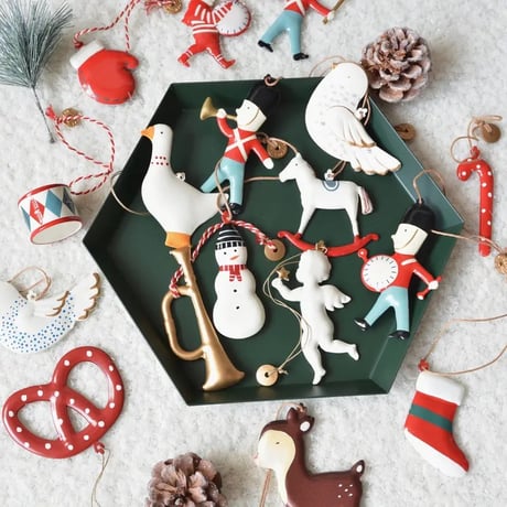 Xmas ornament雪だるま(421)