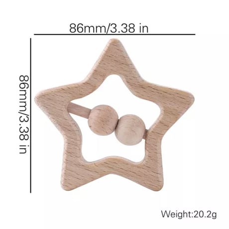 木製歯固めorガラガラベビートイ(236)
