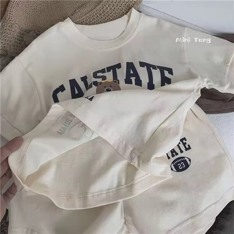 3color CALSTATEくまセットアップ(1299)