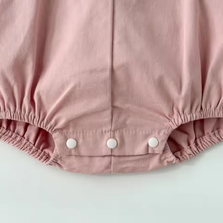 beige/pink バイカラーネコタグサロペット(977)