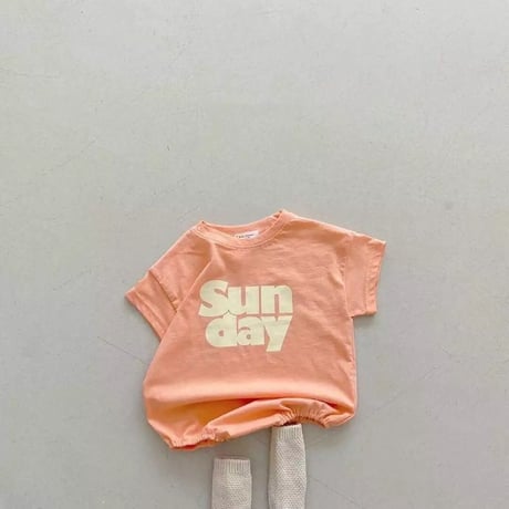 2color sundayロンパース(1669)