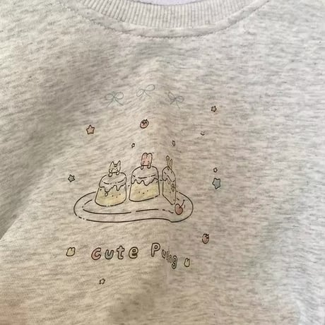 kids cute puddingグレースウェットセットアップ(1020)
