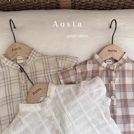 即納【Aosta】petar shirt(2998)