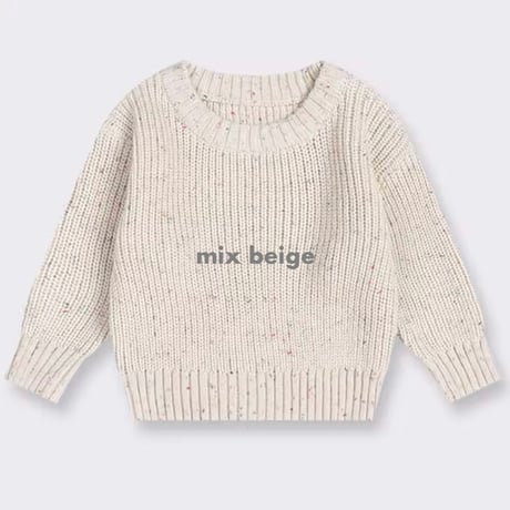 10color リブ編みニット(750)