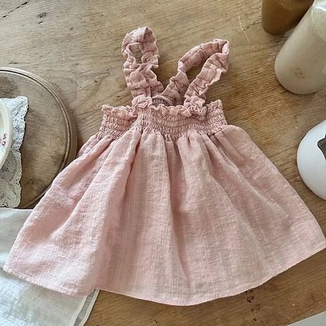 即納【The Beige】smoke sleeveless blouse(2763)