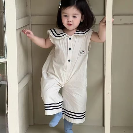 セーラーノースリーブオーバーオール(1319)