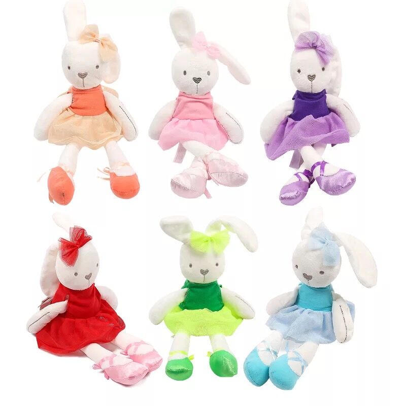 6color くたっとバレリーナうさちゃんぬいぐるみ(063) | こども 6color くたっとバレリーナうさちゃんぬいぐるみ(063) | こども