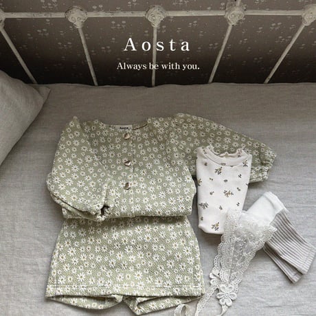 即納【Aosta】Lovely Cardigan (a23)