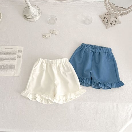 hem frill ショートパンツ(3173)