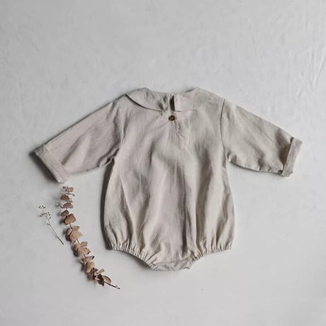 リネンfour buttonロンパース(2512)