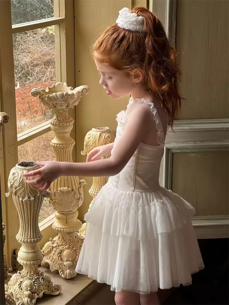 kids ホワイトバレリーナドレス(1579) | こどもふく moco kids