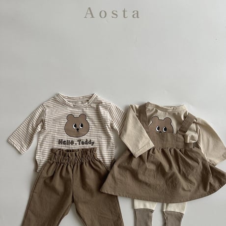 即納【Aosta】Baguette Suspender  onepiece (a12)