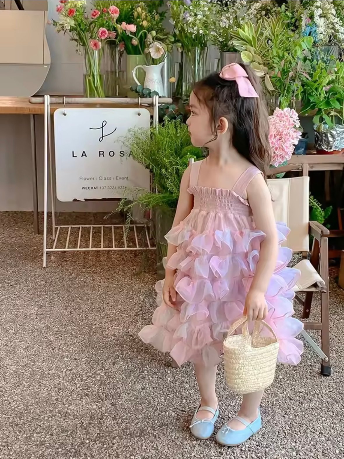 kids ピンクオーロラチュチュキャミドレス(1327) | こどもふく