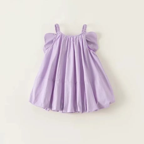 3color パステルバルーンリボンキャミワンピース(571)