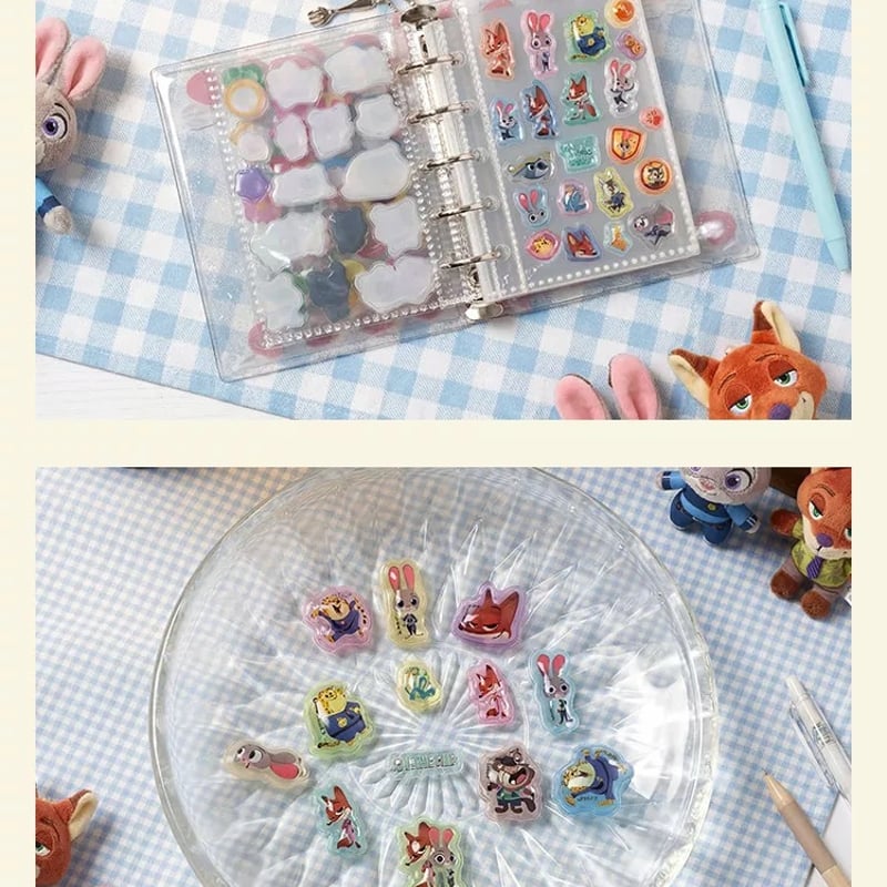 即納◇ズートピアPOPうるちゅるシール1P(1834) | こどもふく🧸mocokids