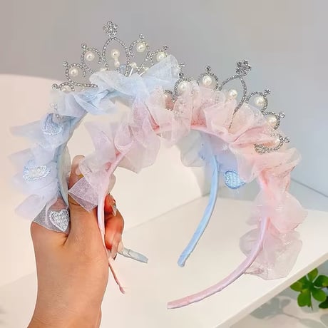 4color ティアラチュールカチューシャ(1160)