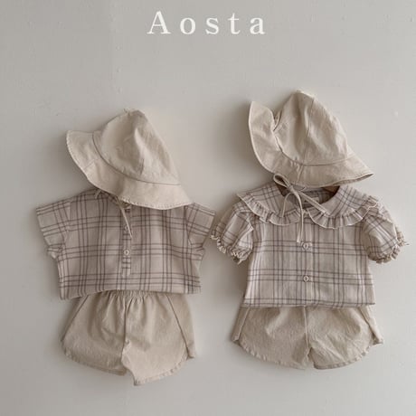 即納【Aosta】petar shirt(2998)