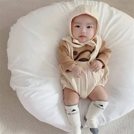 コットンリネンサスペンダー付きパンツ(3116)