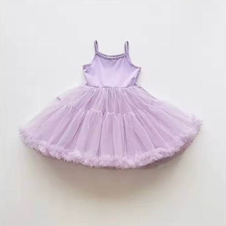 kids 5color ボリュームチュチュキャミドレス(2305)