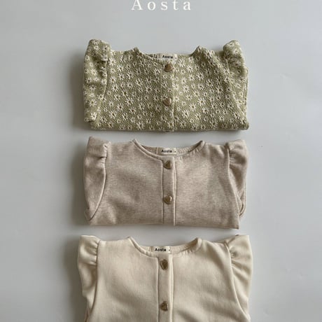 即納【Aosta】Lovely Cardigan (a23)