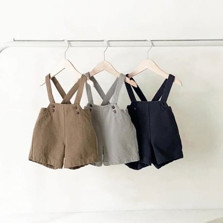 3color サスペンダーハイウエストパンツ(2776)