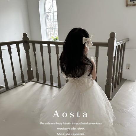 即納【Aosta】camellia tutu dress(2980)