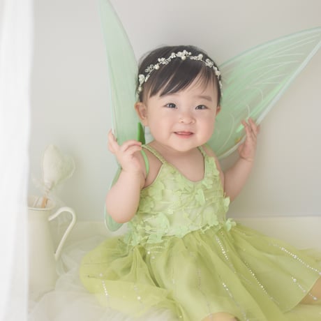 green fairy wingドレス(590)