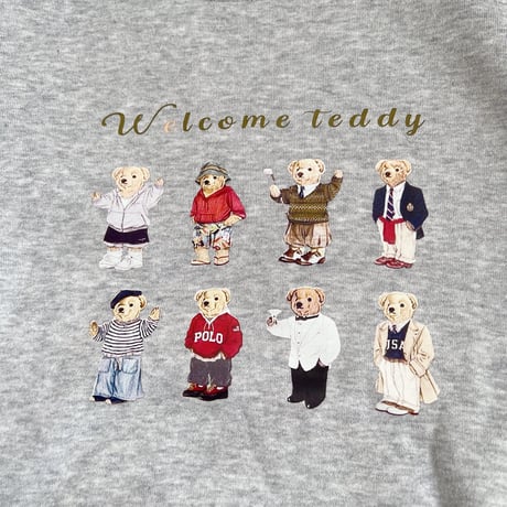 welcome teddyロンパース(2439)
