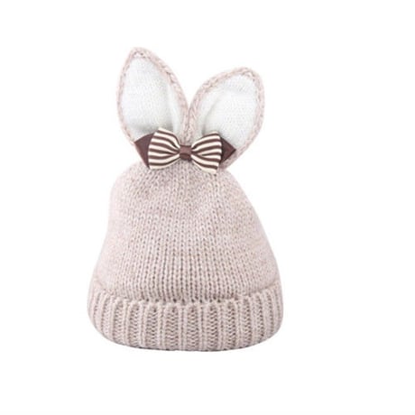 うさ耳りぼんニット帽(104)