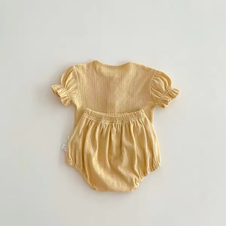lemon/beige メローアイレットセットアップ(1153)