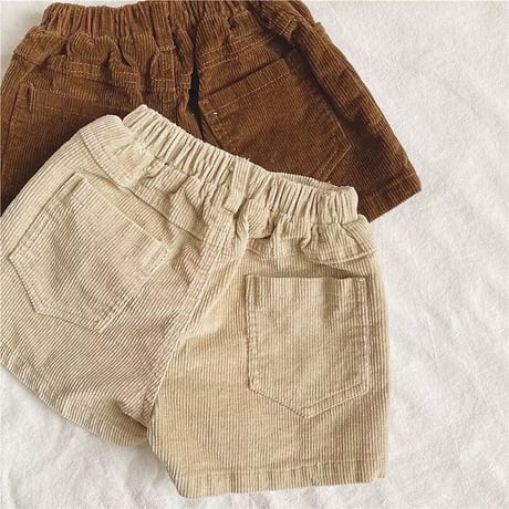 2color コーデュロイショートパンツ(1897)