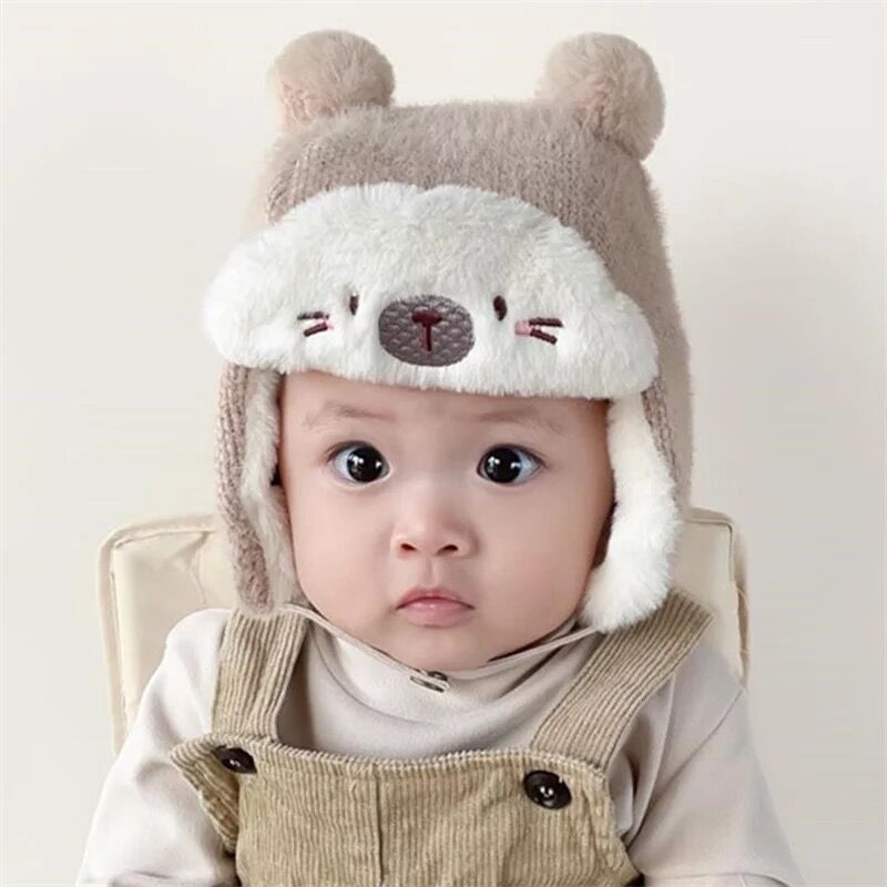 sold プチブライス くま耳麦わら帽子(ココア) くま耳🐻麦わら帽子〜kids〜 - NISHI-YAN'S GALLERY | minne