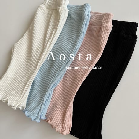 即納【Aosta】jelly pants(2989)