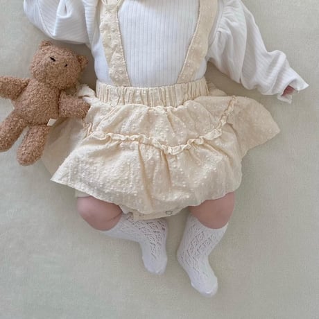 即納【bebeholic】Peanut Skirt Bloomers (be36)