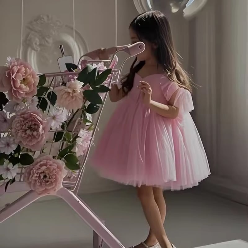 【新品未使用】Ocean Blue Bird波模様オフショルダードレス　Mサイズ XSサイズあり【PURESS/ピュアレス】アシンメトリー/ オフ