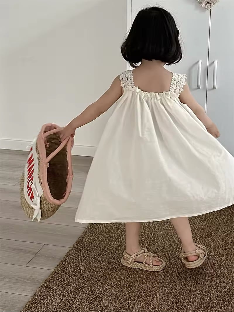 コットンレースノースリーブワンピース(1018) | こどもふく🧸mocokids