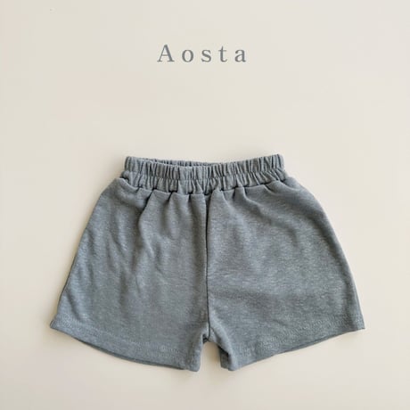 即納【Aosta】リネンショートパンツ(2954)
